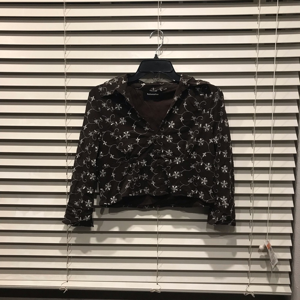 Reformation crop top